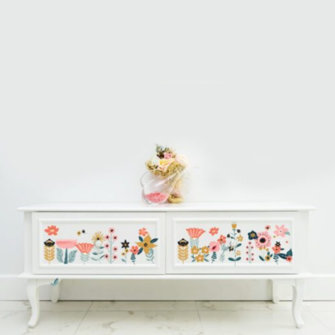 SMALL DECOR TRANSFER® - DOODLE FLOWERS