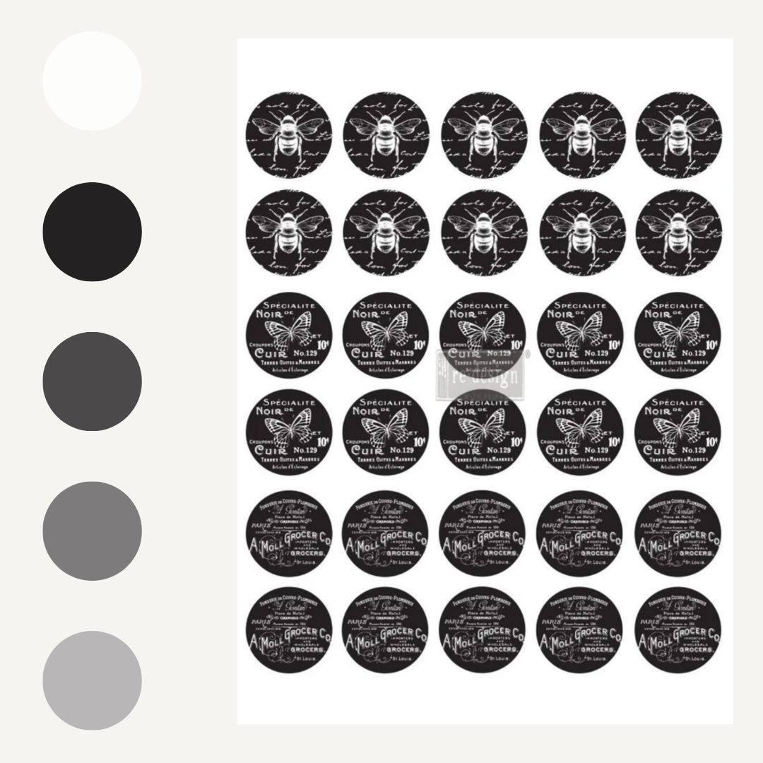 REDESIGN KNOB TRANSFER - FRENCH NOIR