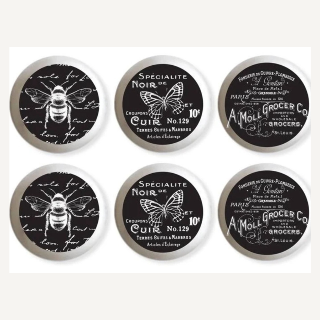 REDESIGN KNOB TRANSFER - FRENCH NOIR