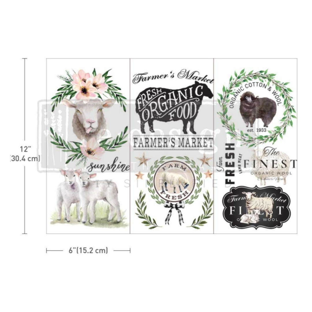 SMALL DECOR TRANSFER® - SWEET LAMB