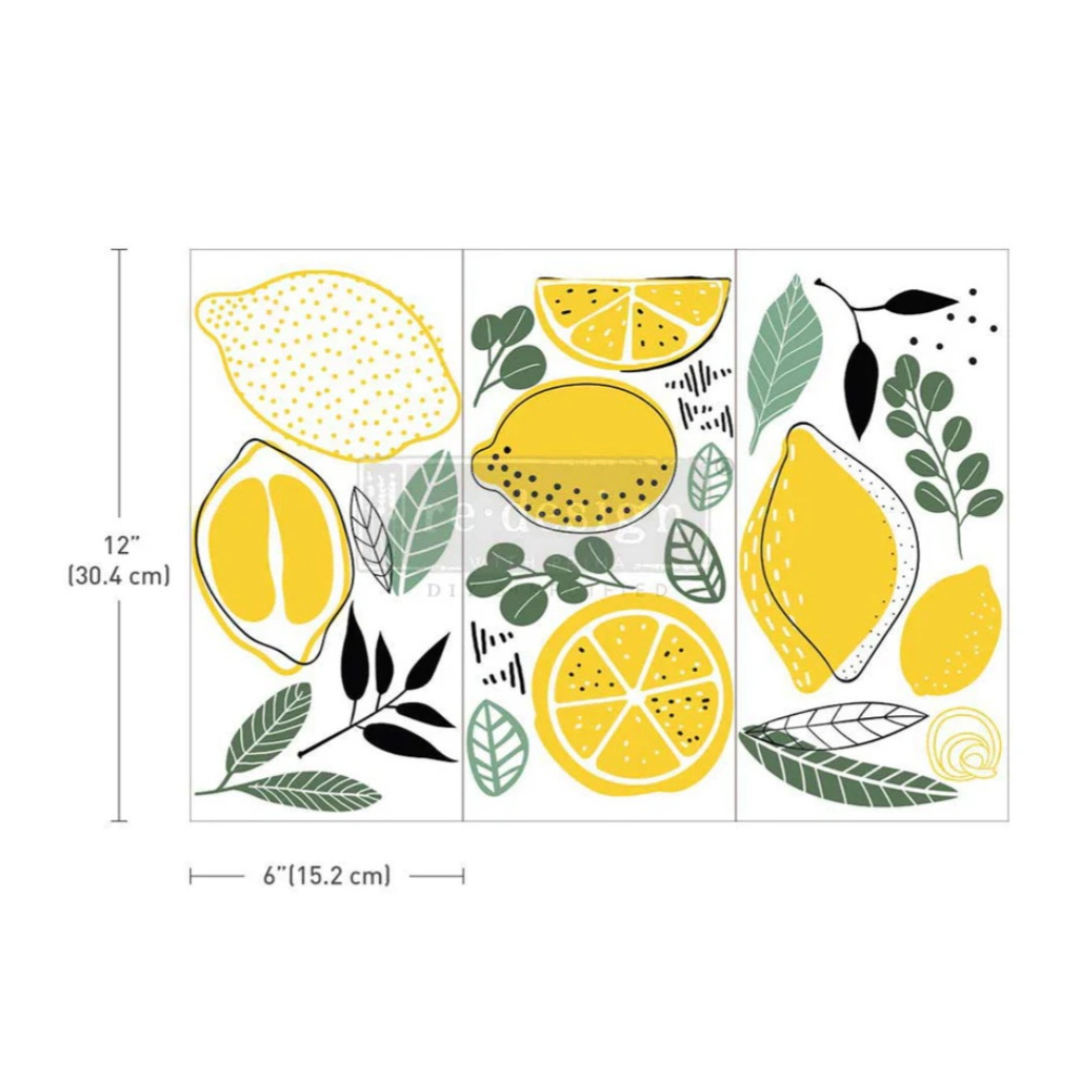 SMALL DECOR TRANSFER® - LEMON