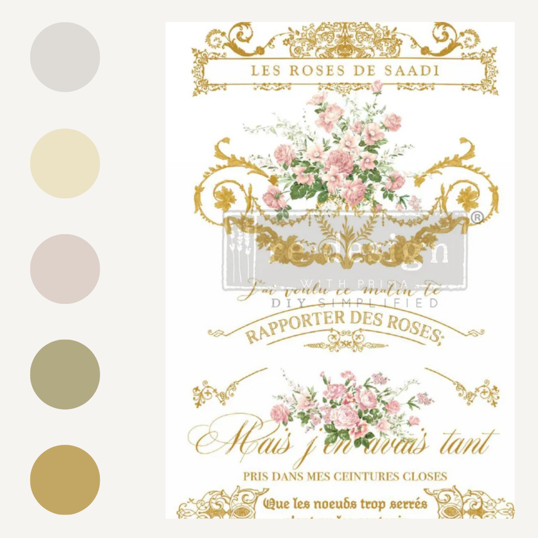 DECOR TRANSFER® - KACHA - LES ROSES