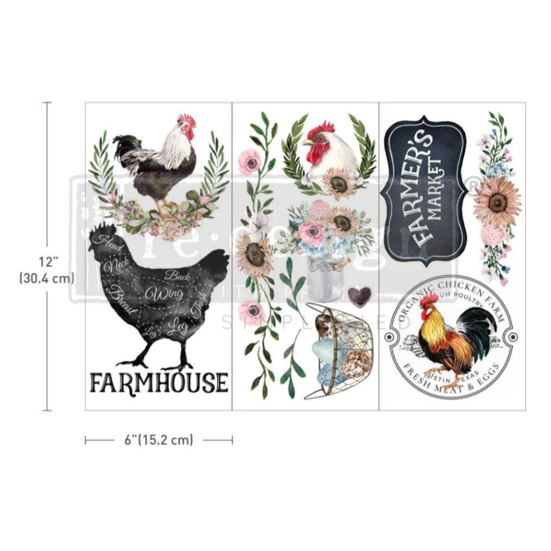 SMALL DECOR TRANSFER® - MORNING FARMHOUSE