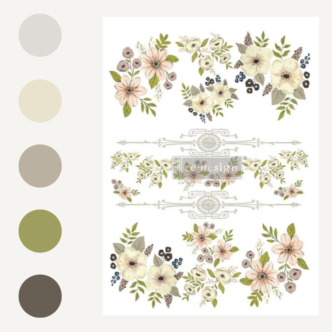 DECOR TRANSFER® - PAINTED FLORALS