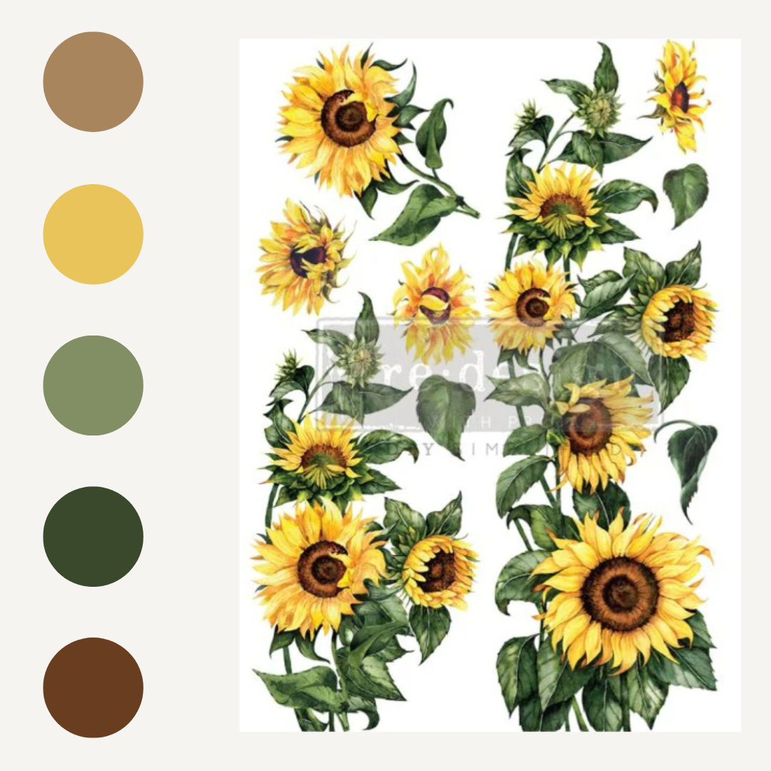 Redesign Décor Transfers® - Floral Collection 24x 35 Redesign Décor Transfers® - Floral Collection 24x 35