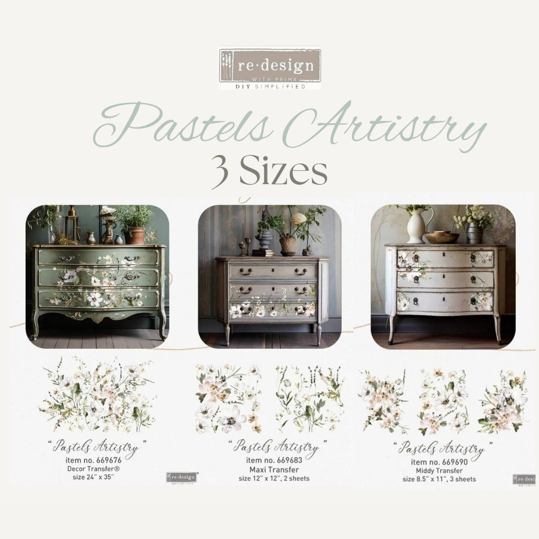 MAXI DECOR TRANSFER® – PASTELS ARTISTRY