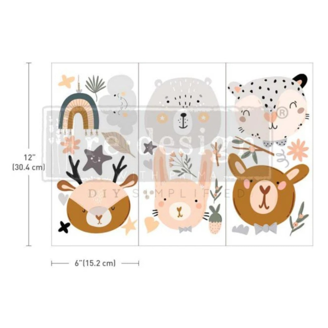 SMALL DECOR TRANSFER® - BOHO CRITTERS