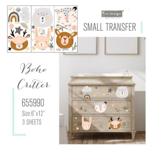 SMALL DECOR TRANSFER® - BOHO CRITTERS