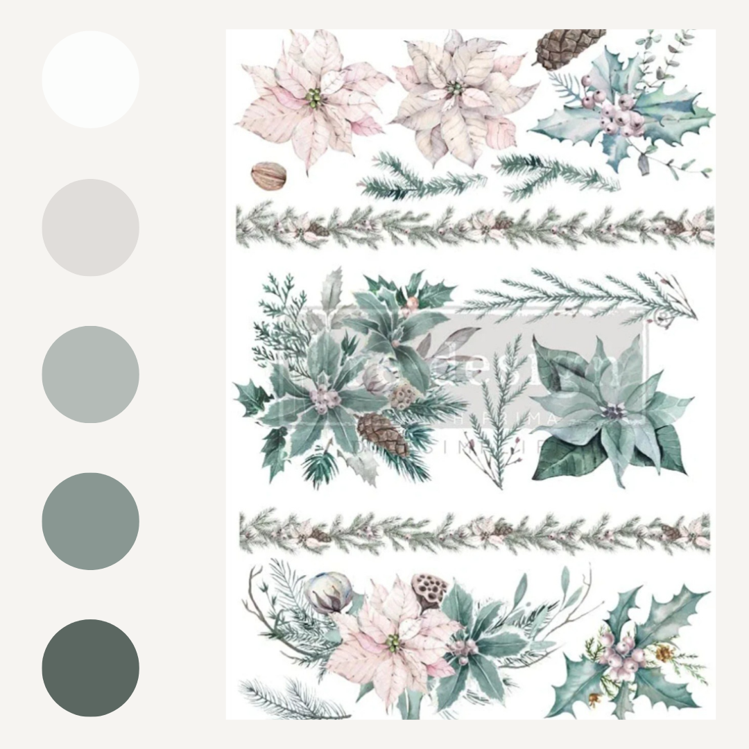 DECOR TRANSFER® - EVERGREEN FLORAL