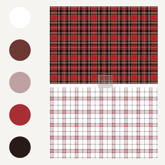 DECOR TRANSFER® - GINGHAM RED