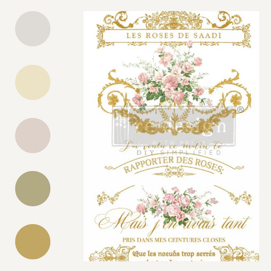 DECOR TRANSFER® - KACHA - LES ROSES