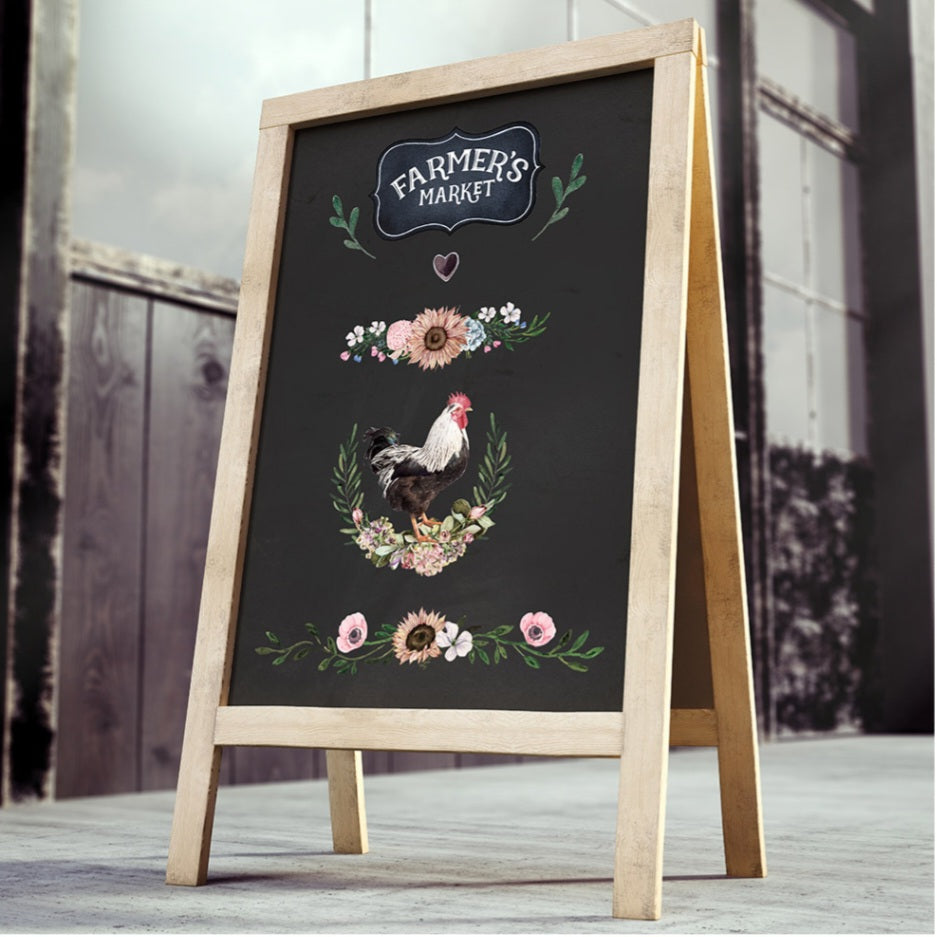 SMALL DECOR TRANSFER® - MORNING FARMHOUSE