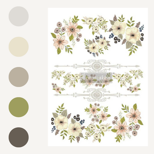 DECOR TRANSFER® - PAINTED FLORALS