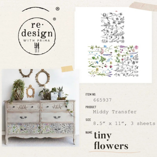 MIDDY DECOR TRANSFER® – TINY FLOWERS