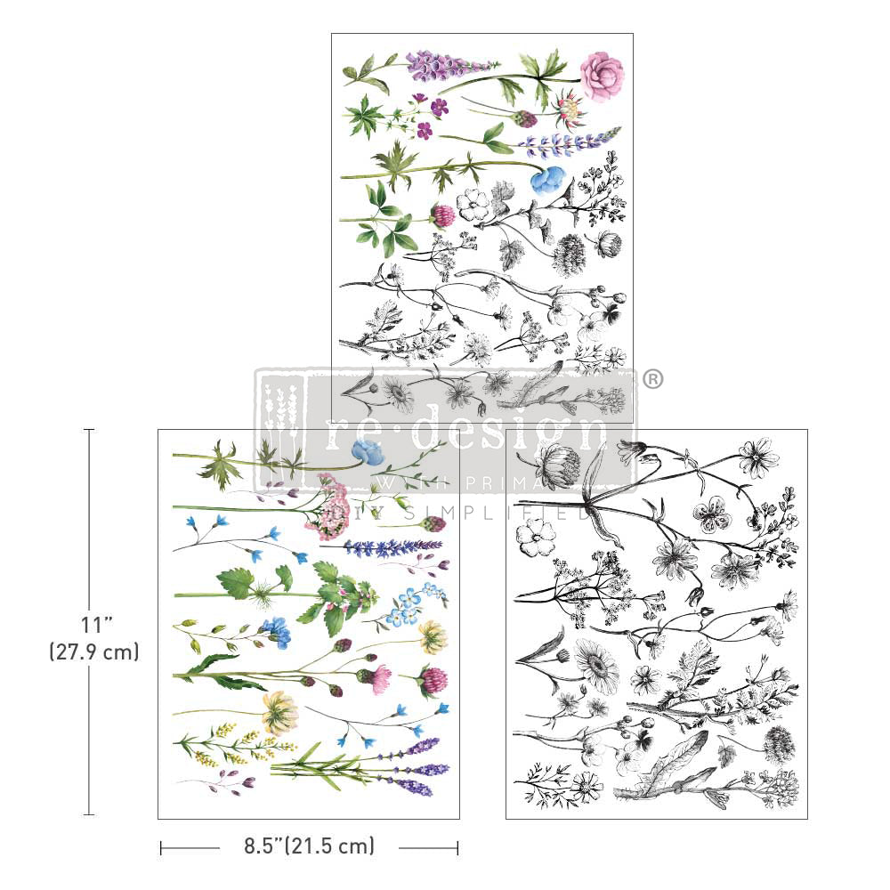 MIDDY DECOR TRANSFER® – TINY FLOWERS