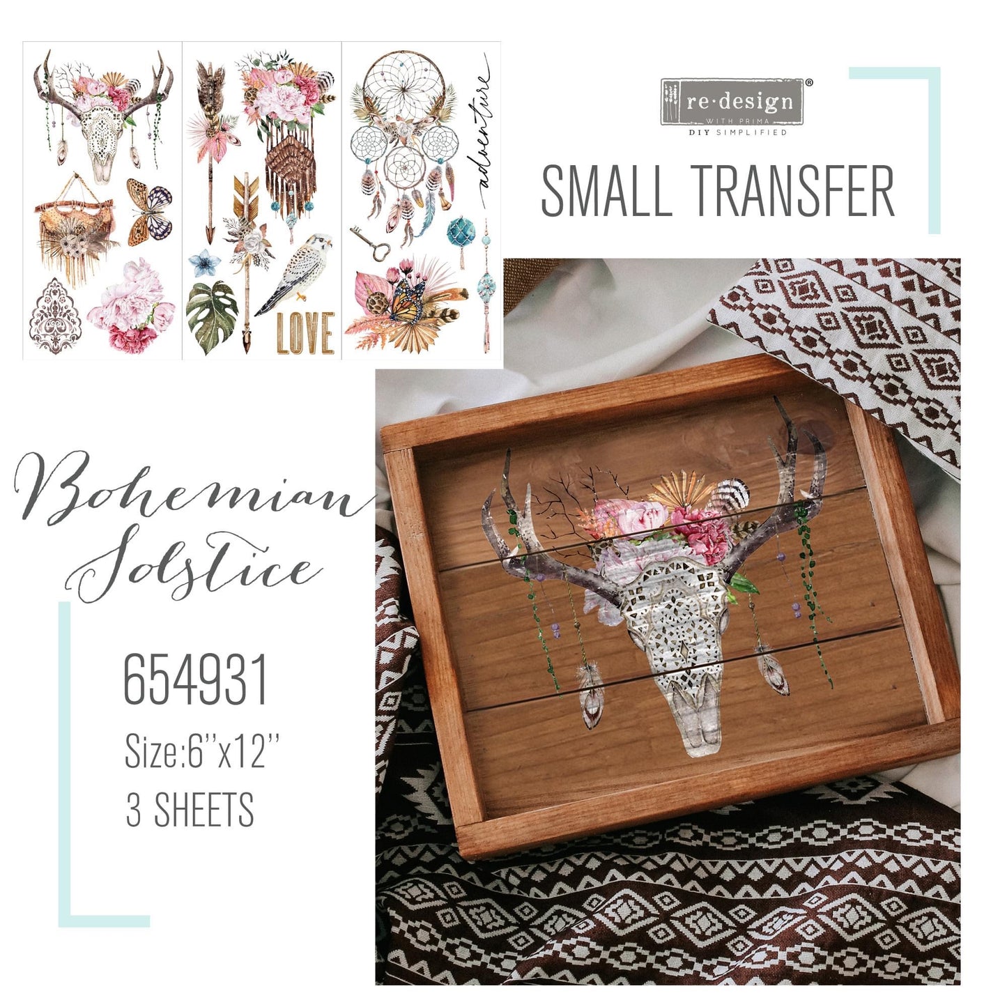 SMALL DECOR TRANSFER® - BOHEIMIAN SOLSTICE