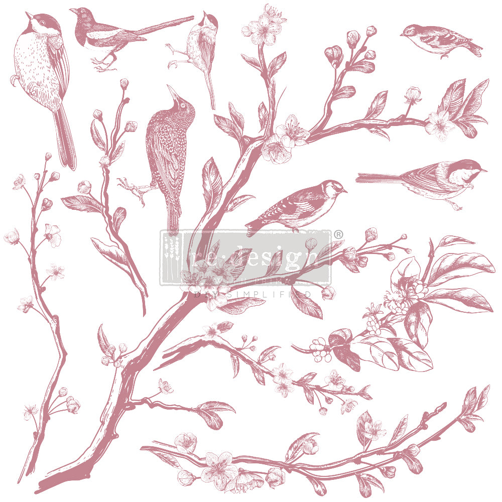 Clear Cling Stamp - Springtime